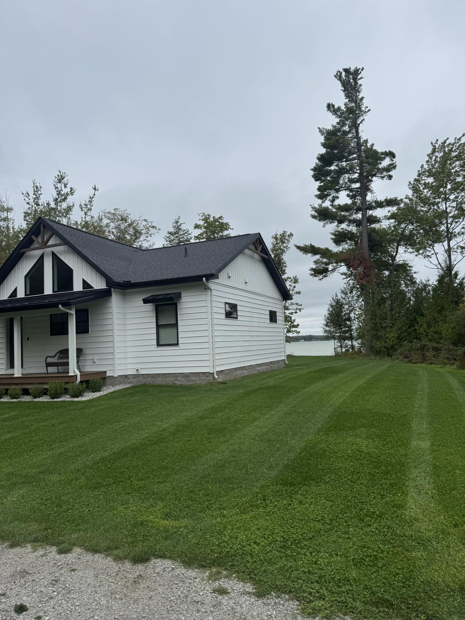 Professional lawn mowing service